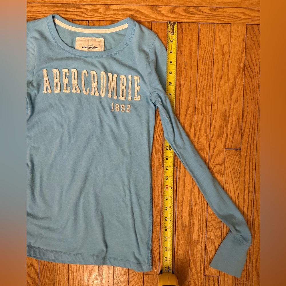 Abercrombie Kids Turquoise Blue Shirt size XLarge - Picture 8 of 8